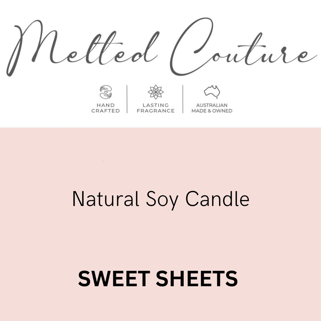 SWEET SHEETS  SOY CANDLE 200GM